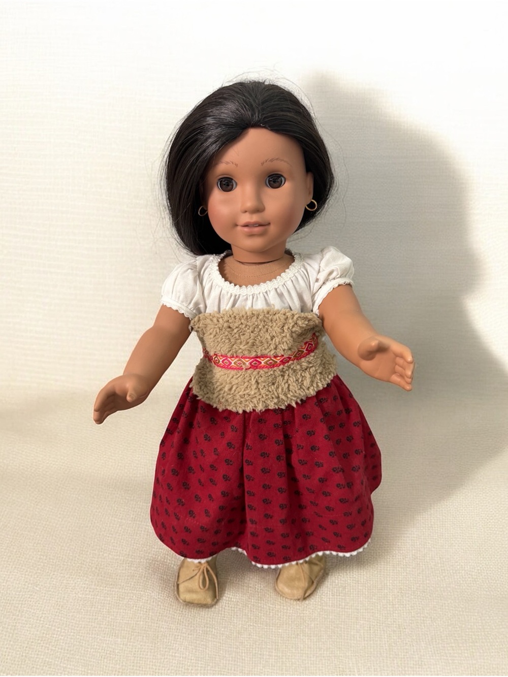 American Girl Doll Josefina Original Meet Outfit W/ Different Sash Very Good Con